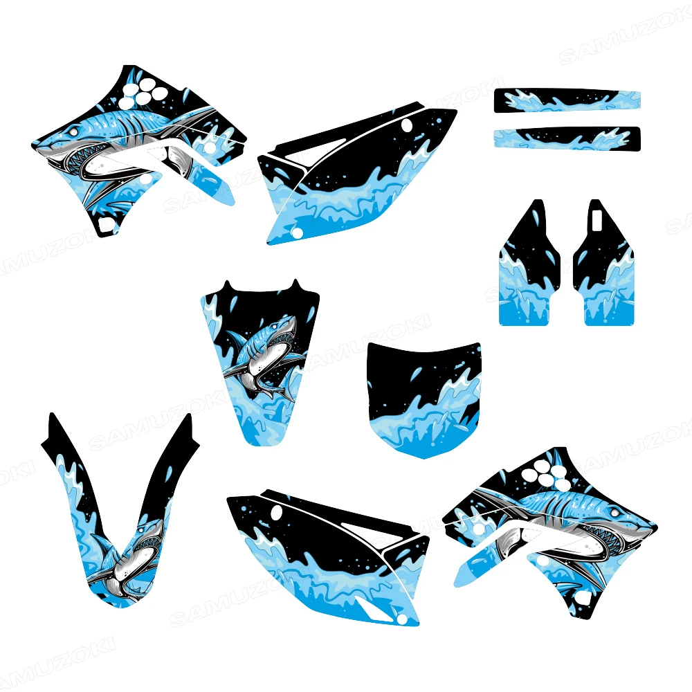 Motocross Graphics Backgrounds Decal Deco Sticker Kits Fit for KXF250 KX250F 2009-2012 2010 2011