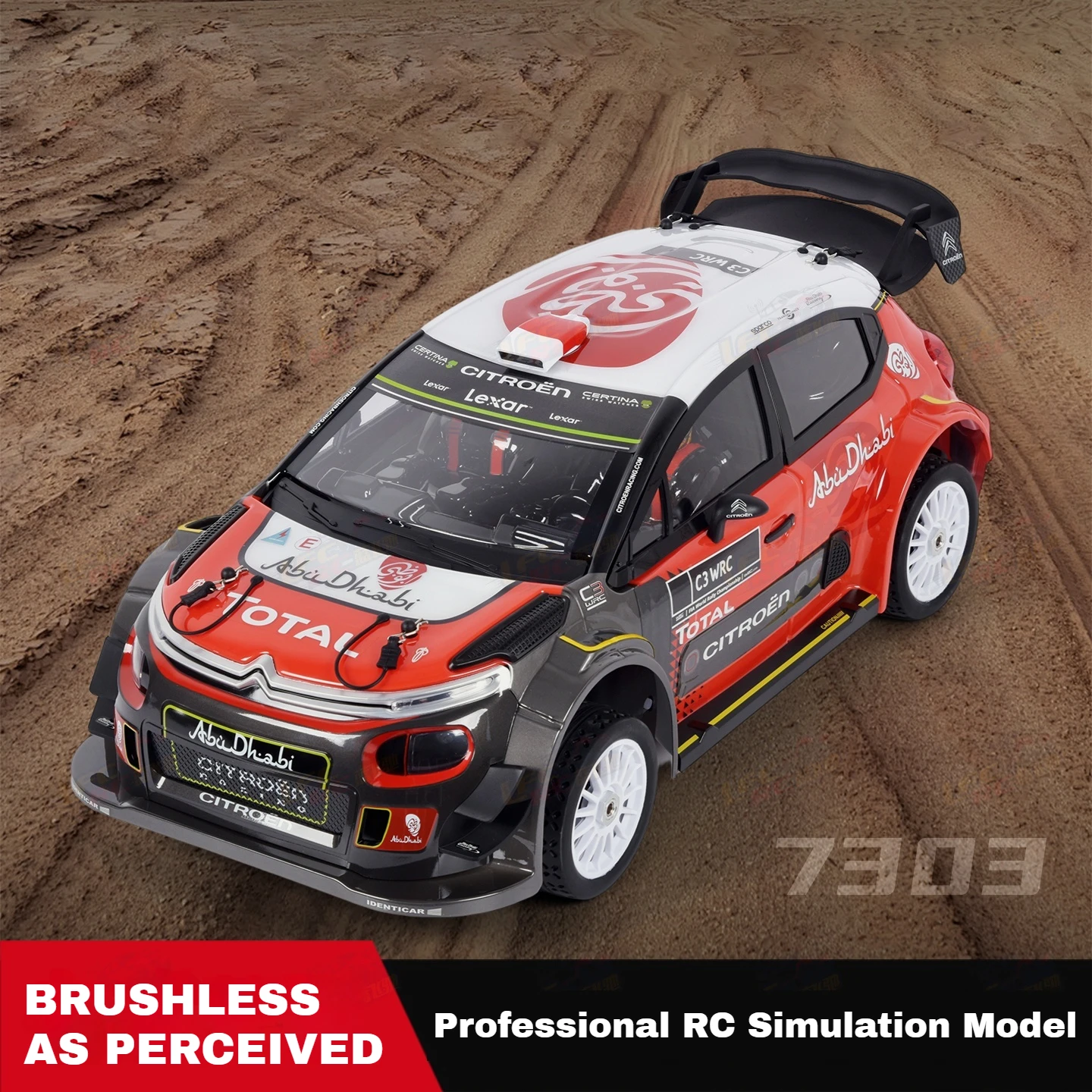 

MJX 7303 Citroen Remote Control Car 1:7 Pull Car Authorized Professional RC Simulation Remote Control Model Car Adult Toys