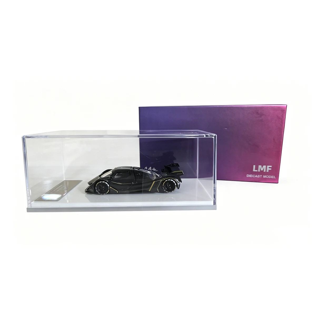 LMF Model 1:64 Devel 16 Hypercar Full Carbon Fiber Gold Trim & Silver Trim Two Color Options Diecast Model Car In Stock view 5