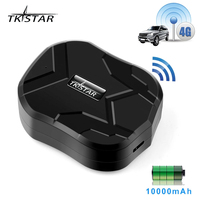 TK905B 2G GSM 4G LTE Car GPS Tracker 10000mAh 120 Days Standby TKSTAR Vehicle GPRS Locator Waterproof Magnetic Free Platform
