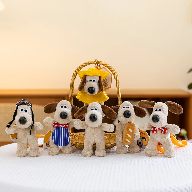 

Adorable Plu Doll Bag Charm Puppy Keychain School Bag Decoration Cute Dog Mascot Soft Toy Gift for Children
