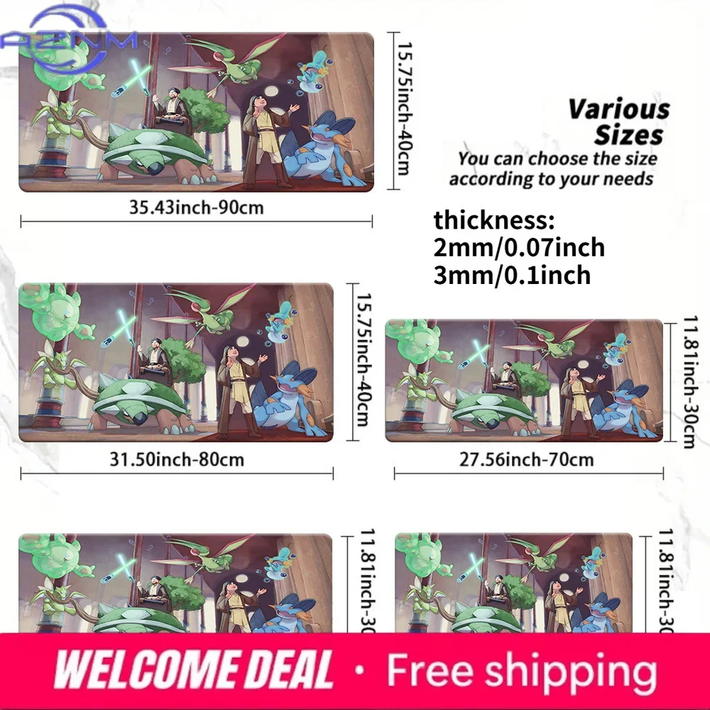 pokemon-x-star-wars-crossover-gaming-mouse-pad-grande-tapete-de-mesa-antiderrapante
