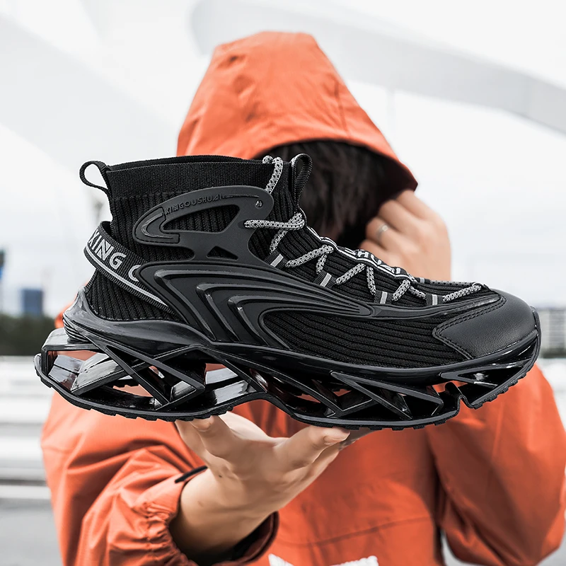 

High Quality Brand Men's Mesh Casual Shoes Breathable Fabric Men's Outdoor Hiking Shoes Anti Slip Sports Shoes Wear-resistant