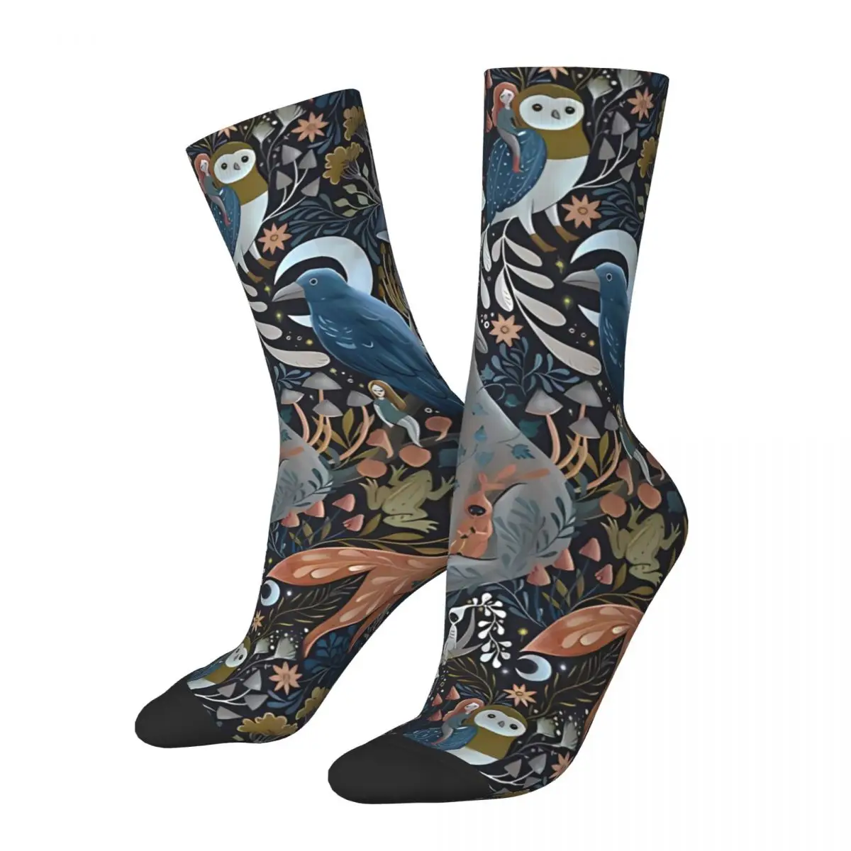 Fox Socks Male Mens Women Winter Stockings Printed