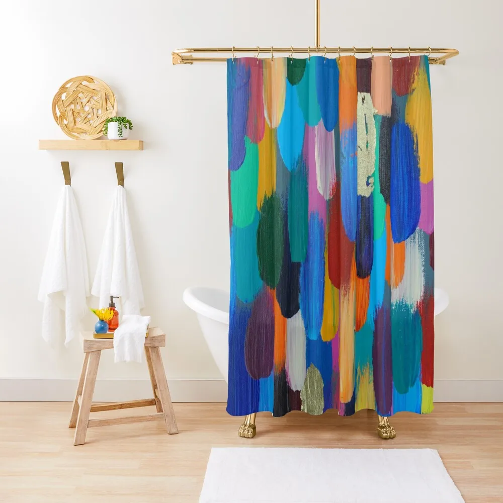 

Rainbow Zoomer Shower Curtain Waterproof Shower Cover Cute Shower Curtain