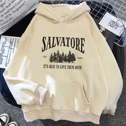 the Vampire Diaries hoodie Y2K funny athleisure comic soft fabric teen tracksuits hoddie casual wear comfortable anime