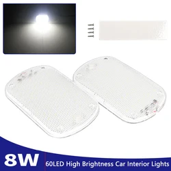 1PC 12V-80V 60LED Interior Light Bar Strip Light With Switch LED Car Interior Lamp Lighting Camper Bus Motorhome Boat Roof Light