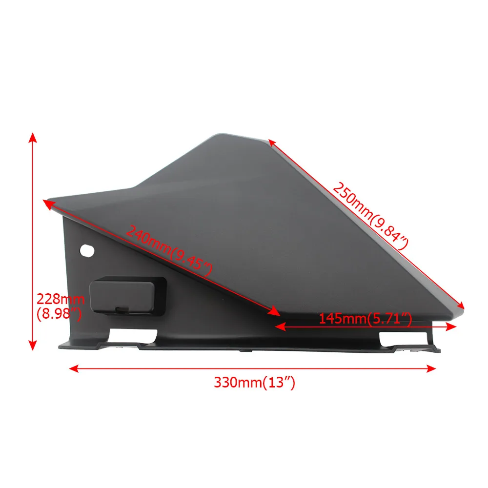 1 Pair UTV Half Lower Door Insert Panel ABS plastic For Can-Am MAVERICK MAX X3 4X4 TURBO R RR 2018-2022 Matte Black Accessories - view 2