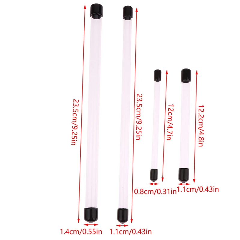 5Pcs Transparent Acrylic Incense Tube 1g/2g/4g/10g Incense Sticks Barrel Package Storage Box