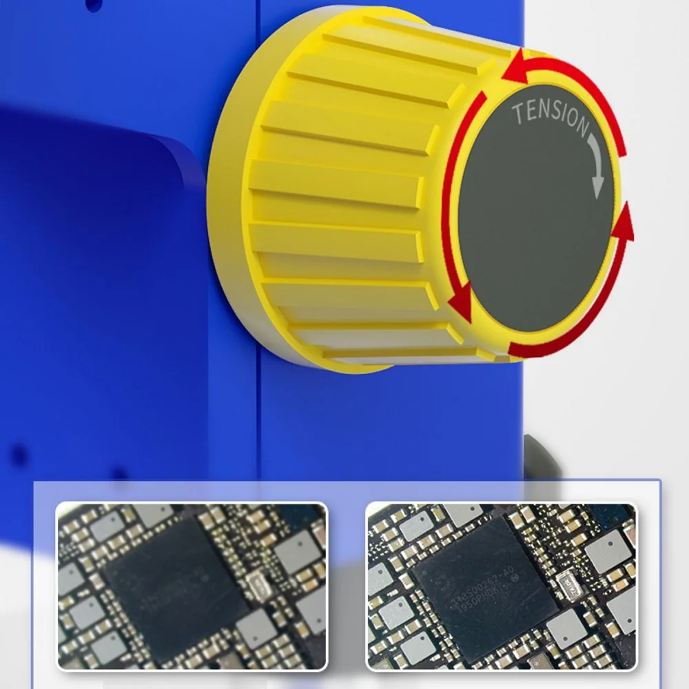 Imagem -05 - Mecânico Microscópio Industrial hd Eletrônico Ampliado Zoom Contínuo 645x Trinocular Estéreo Binocular Adaptador Ctv Série Mos