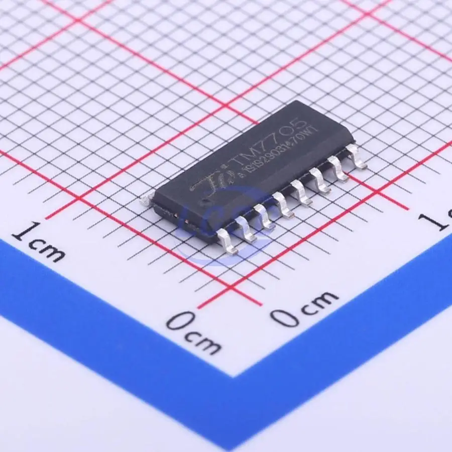10 أجزاء/وحدة الأصلي TM7705 رقاقة التغليف SOIC-16 التناظرية إلى المحولات الرقمية الدوائر المتكاملة TM7705