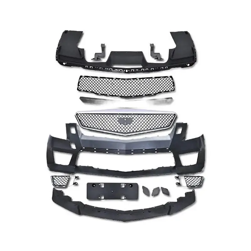 

Front Rear Bumper Guard for Ats-L 2015-2022 Upgraded to Ats-V 2018-2018 Auto Body Kit