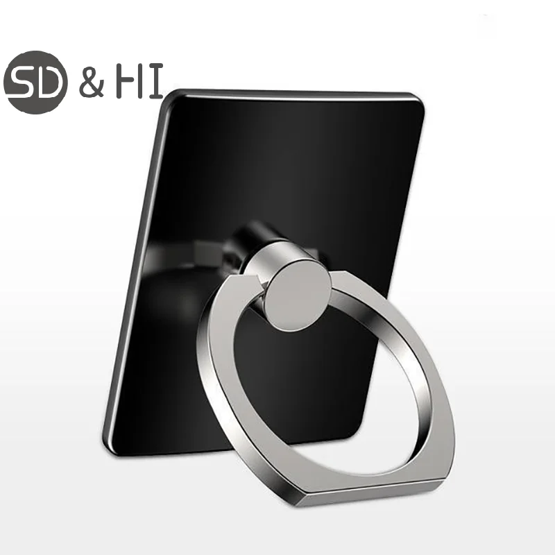360° Degree Rotating Phone Holder Stand Bracket Finger Ring Round Smartphone Cellphone Ring Holders Mount Accessories
