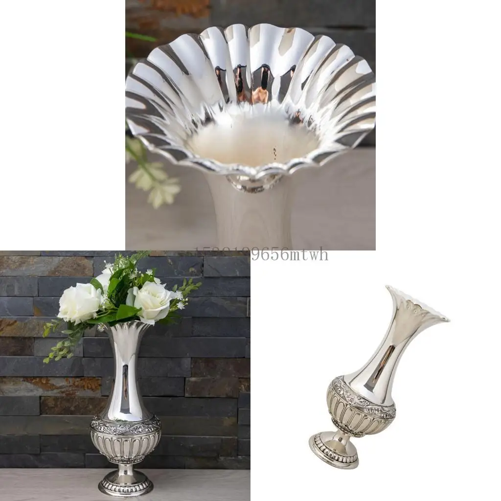 

Минималисты металлические арт -вазы скандинавский дизайн дизайн крытый украшение цветочные композиции для современного B03d