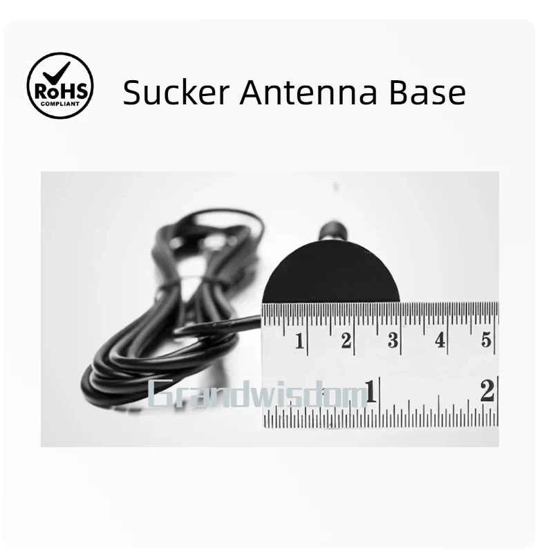 5 Stück/Sets 12dBi 4G Saugnapf-Antenne SMA Stecker 698~2690MHz Magnetfuß IOT Signalverstärker Drahtloser Repeater – Detail 7