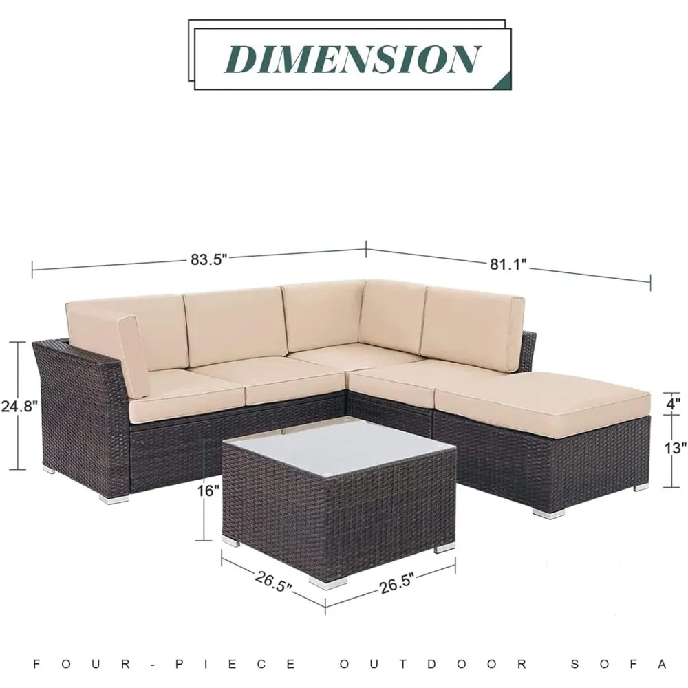 6-Piece Patio Furniture Set 83