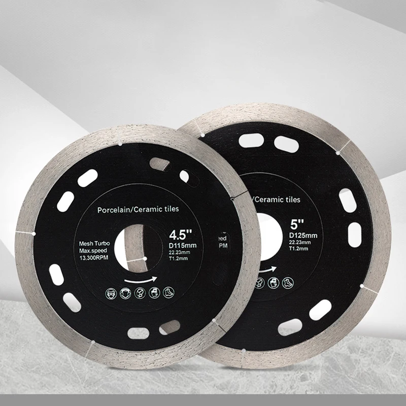 

105/115/125mm Diamond Saw Blade Dry Cutting Metal Brazing Disc Hot Pressing Angle Grinder Disk Cut Off Wheel For Stone Tile Wall