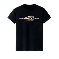 Salute Infinite Mugen Honda Fit Civic First Text D Car Modification Team Staff Half Sleeve High Quality Short Sleeve T-shirt Men