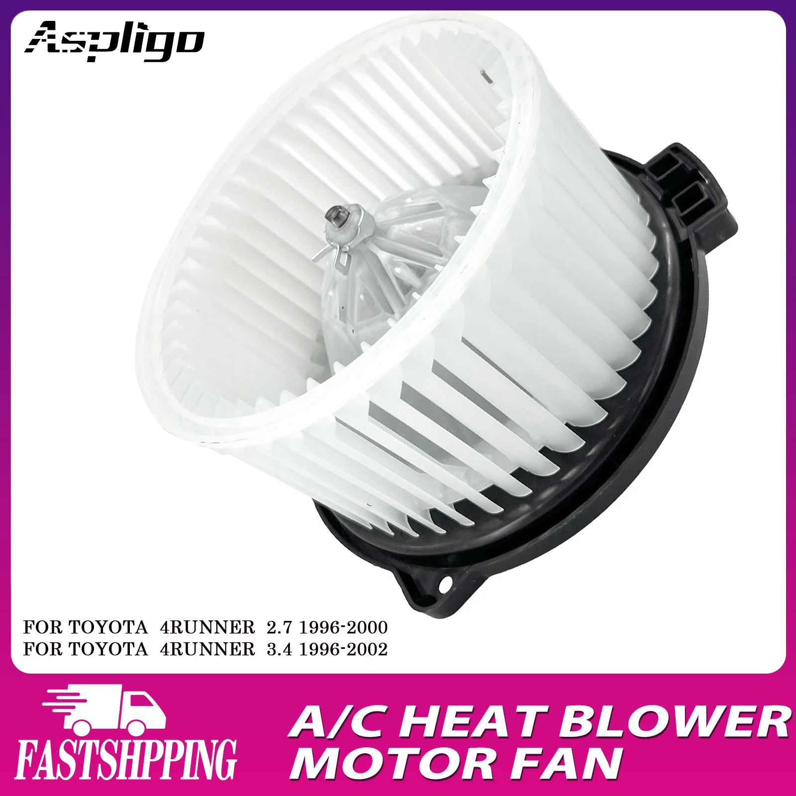 

Aspligo 1 шт. новый вентилятор переменного тока обогревателя для Toyota 4Runner 2,7 3,4 1996-2000 1997 1998 1999 87103-35022