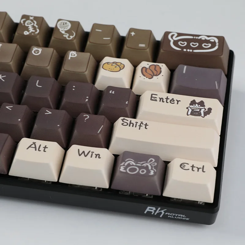 Muppet coffee keycap cute original PBT sublimation magnetic axis custom mechanical keyboard cap gift