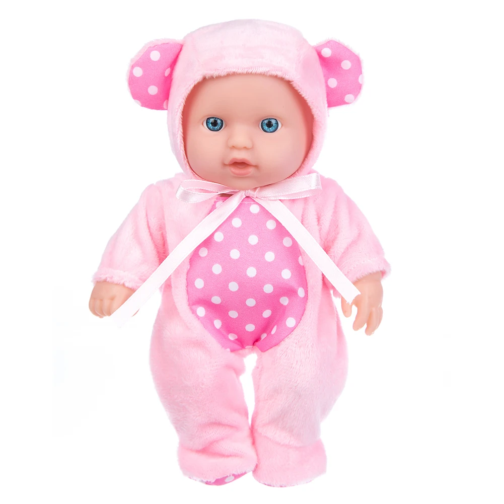 Creative Reborn Baby Toy Fashion Mini Baby Dress-Up Lifelike Doll Simulation Play House Game Educational Toy