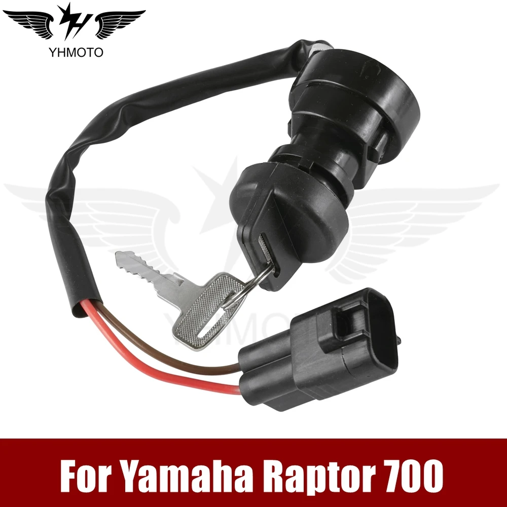 

ATV Ignition Key Switch Set for Yamaha Raptor 700 YFM700R YFM 700R 2009-2021 Replacement with High Durability Performance