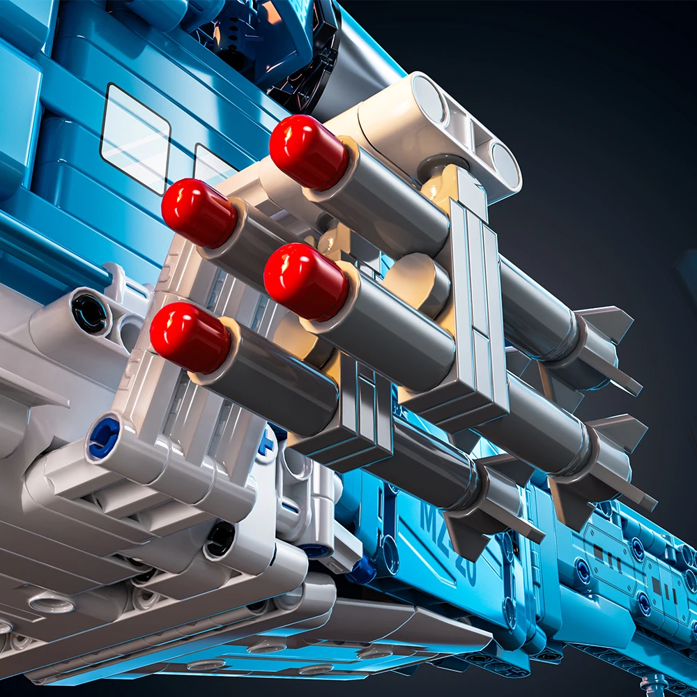 ชุดตัวต่อเฮลิคอปเตอร์รบ BLOCX 1711 ชิ้น ชุดประกอบเครื่องบินทหาร ของเล่นเด็ก ของขวัญวันหยุด