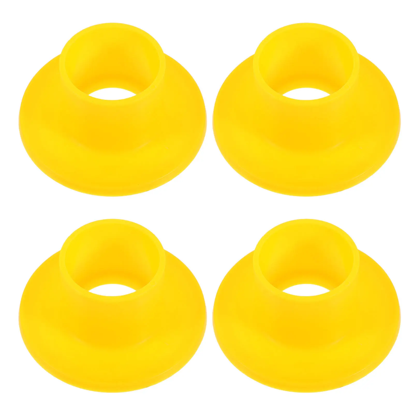 

4Pcs Playground Plastic Base Protector with Anti-Slip Surface Plastic Foot Plates Galvanized Steel Foot Covers for Play