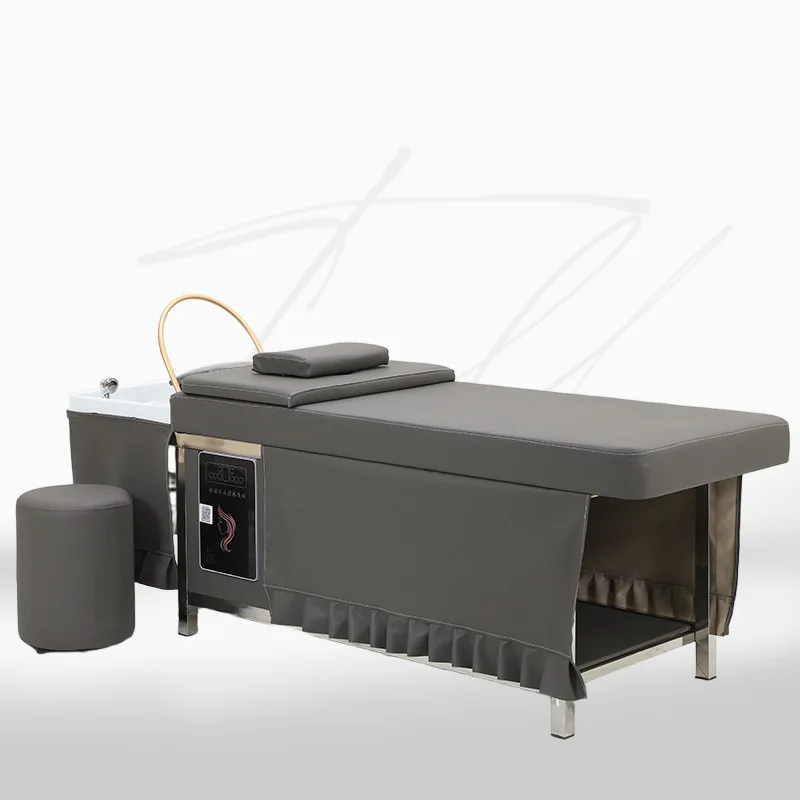 Shampoo Bed with Water Circulation and Fumigation, for Barber Shop, Thai Massage and Beauty Salon