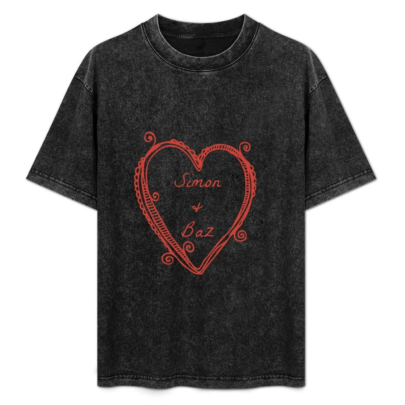 

Simon and Baz from Carry On by Rainbow Rowell T-Shirt Large Size Breathable Tee