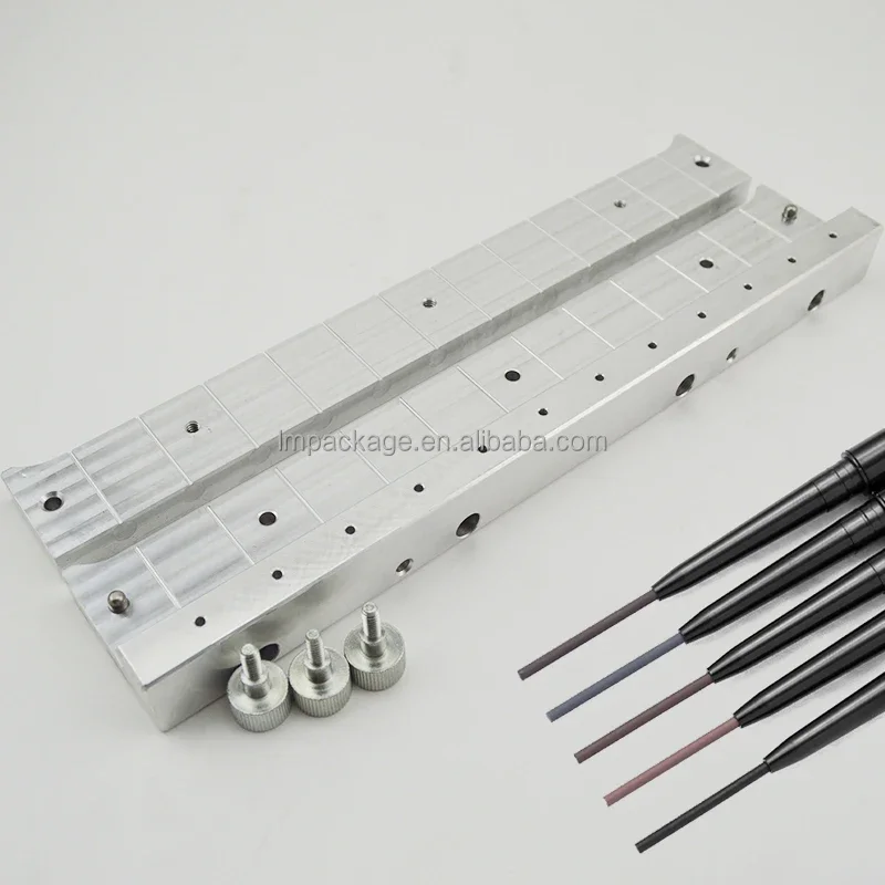 12 Cavities Aluminium Moulds Eyebrow Pencil Molds Custom Brow Fill Mold Diy Eyebrow Pem Mould Maker Tools