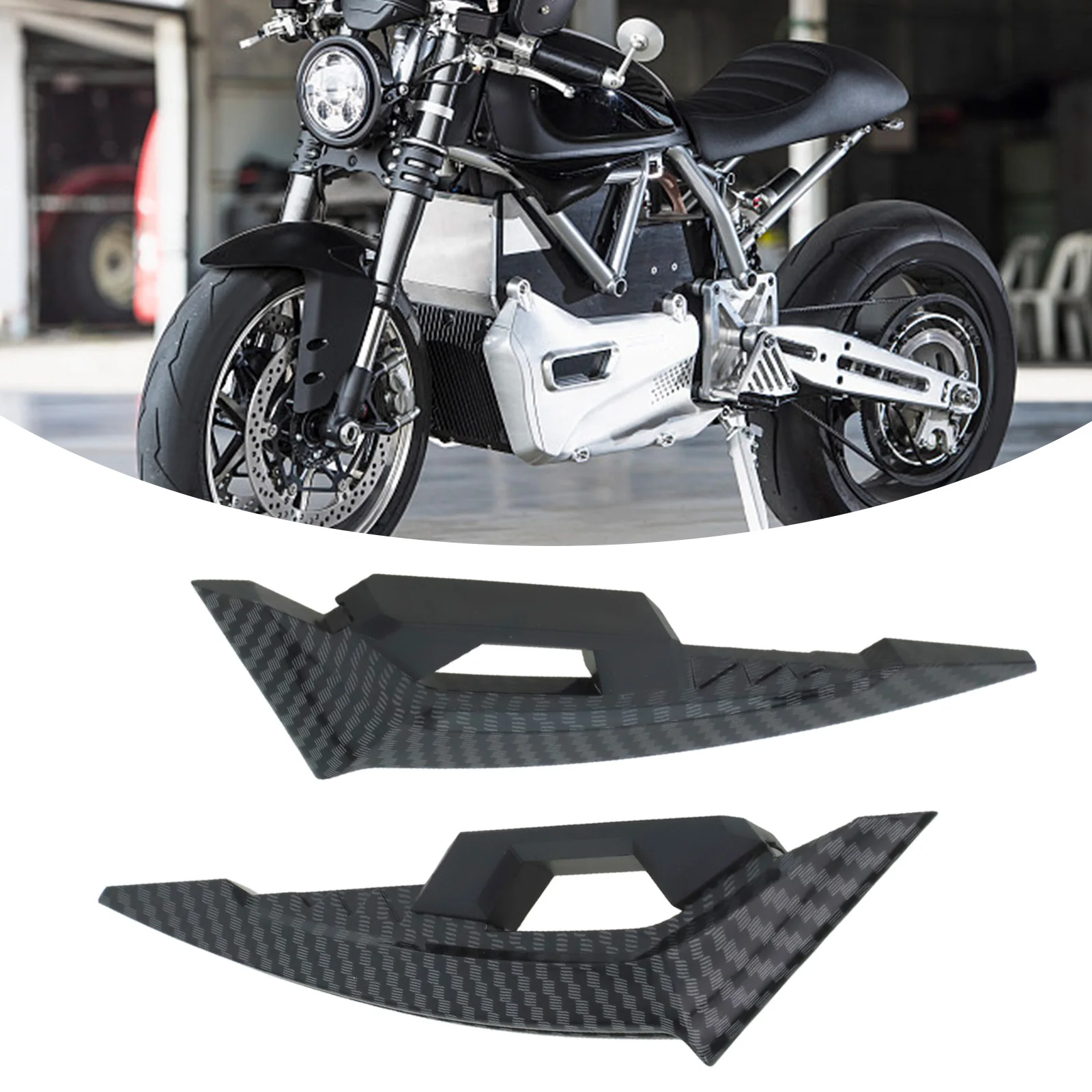 

Aerodynamic Spoiler Winglet Decoration Motorcycle Styling Anti-corrosion And Wear-resistant Direct Installation
