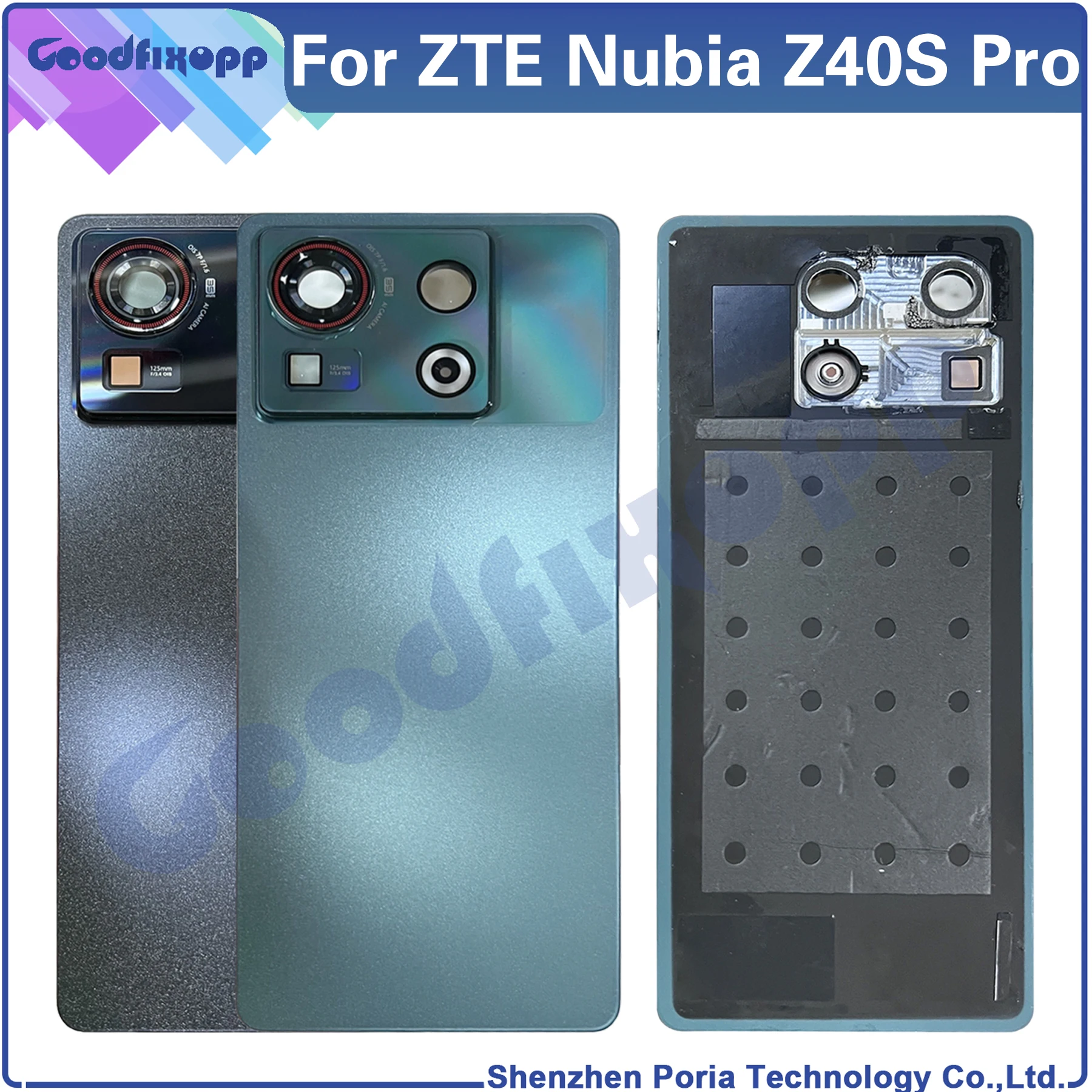 

For ZTE Nubia Z40S Pro NX702J Z40SPro Back Cover Door Housing Case Rear Cover Battery Cover