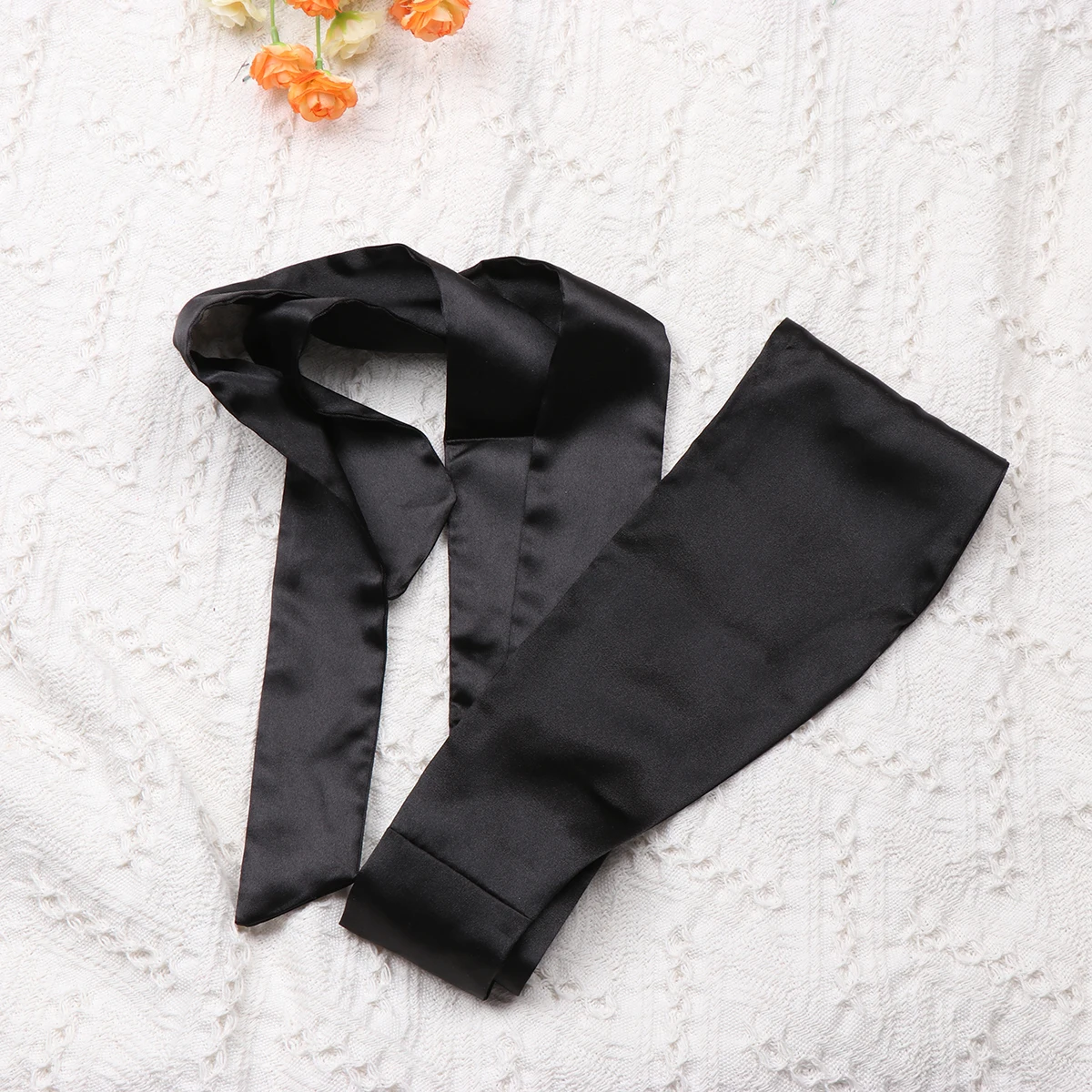 

Women Silk Bow Belt Ribbon Sash 75CM Waist Accessory Satins Girdle Solid Color Wide Belt Women Clothing