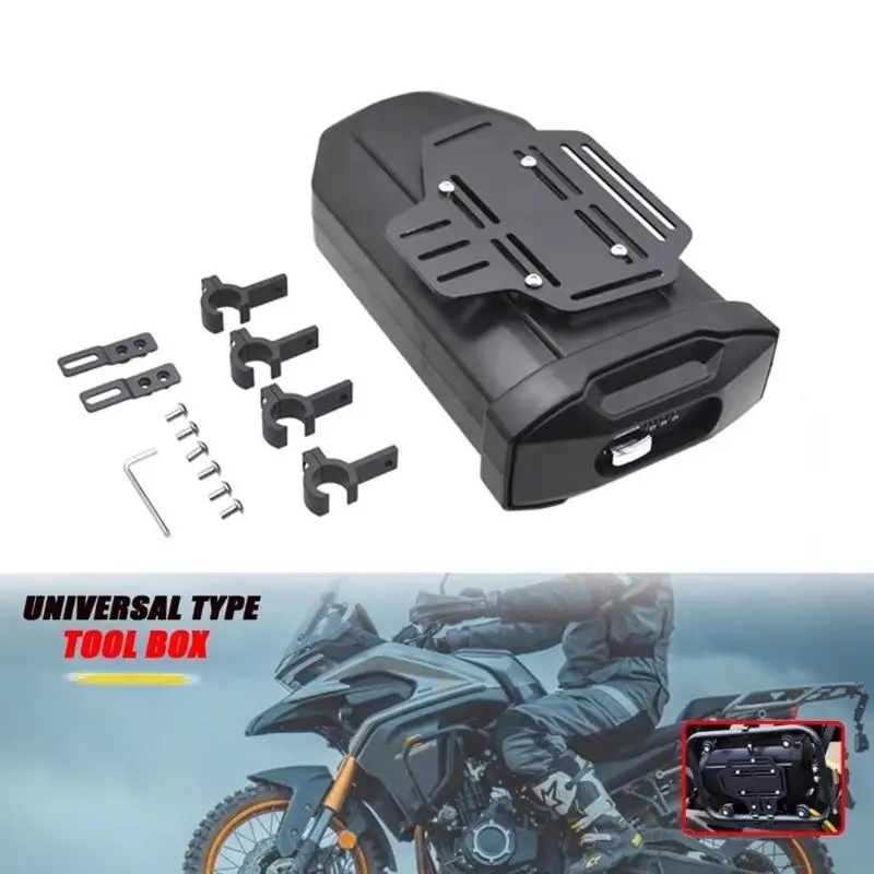 

Motorcycle Side Toolbox Easy Installation Large Capacity Waterproof Storage Case for DS525X 500DS 650DS Adventure Bikes H9EE