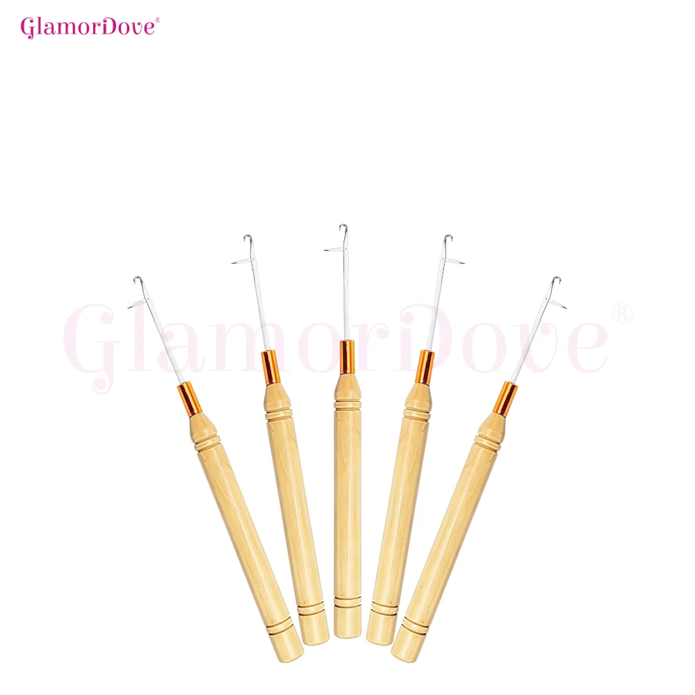 

Набор из 5 крючков-игл GlamorDove – инструменты для наращивания волос и силиконовых бусин