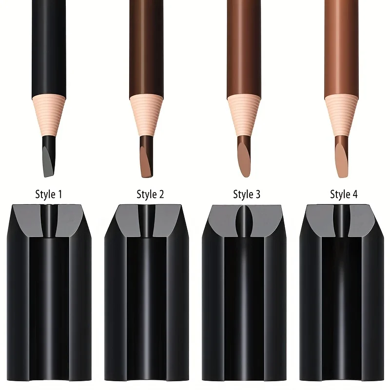 4 in 1 Pencils Sharpener Eyebrow Enhancers for Microblading Makeup Waterproof  Eye Liner Brow