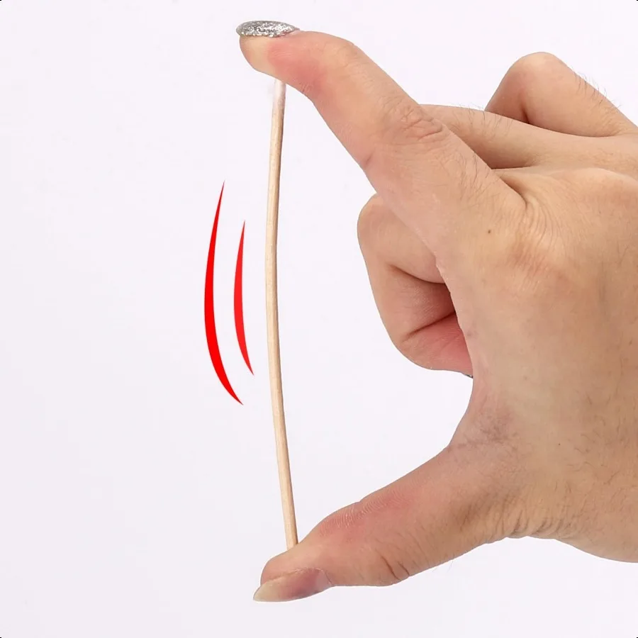 1200本入り精密チップ綿棒、先のとがった綿棒（木製スティック付き）、マイクロブレーディング綿棒、マイクロ綿棒、綿棒チップ