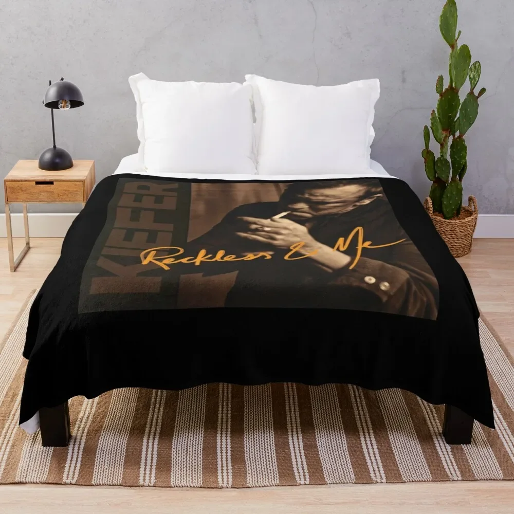 Reckless And Me by Kiefer Sutherland Throw Blanket Hairy sofa bed Blankets