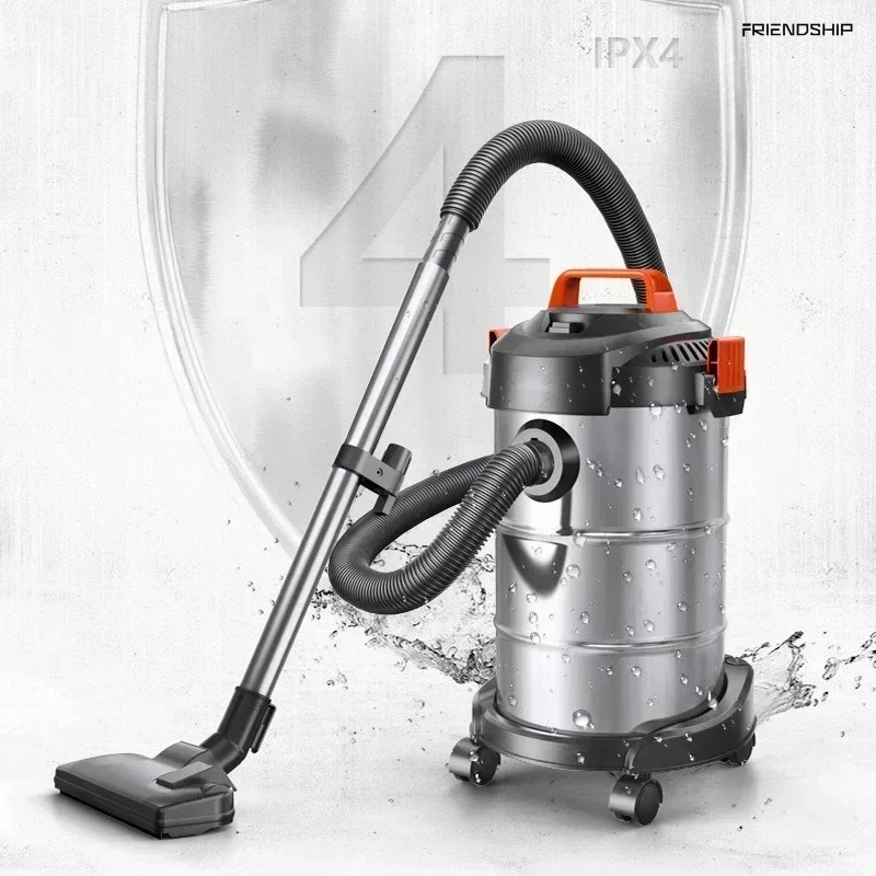 Household high-power handheld vacuum cleaner, with large suction, small size, powerful, wet and dry use, suitable for decoration