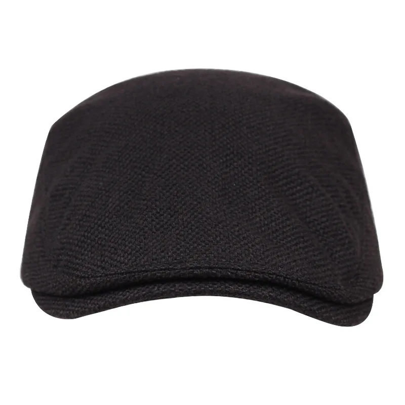 Women's Beret Korean Version Fashion Solid Color Beret Men's Autumn and Winter Leisure Cap Forward Cap