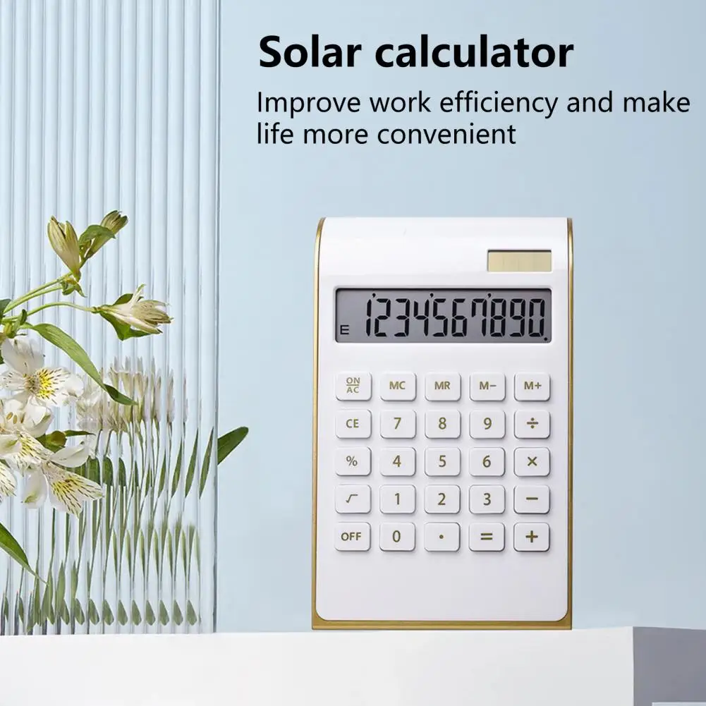 حساب المحمولة الإطار الذهبي المزدوج السلطة حاسبة سطح المكتب مدرسة التموين