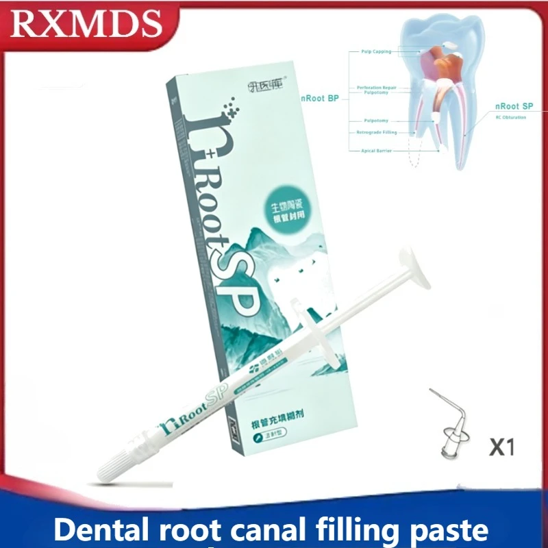 0.5/2g Dental SP NRoot Endo Filling Injectable Bioceramic Root Canal Sealer Endodontic Sealing Material Root Canal Filling Paste
