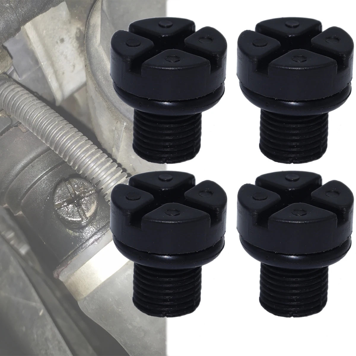 4X Coolant Air Valve Bolt For BMW 7 Series E38 730i 735i 740i 750i Bleeder Screw Radiator Cap Expansion Tank Plug Vent Fixing