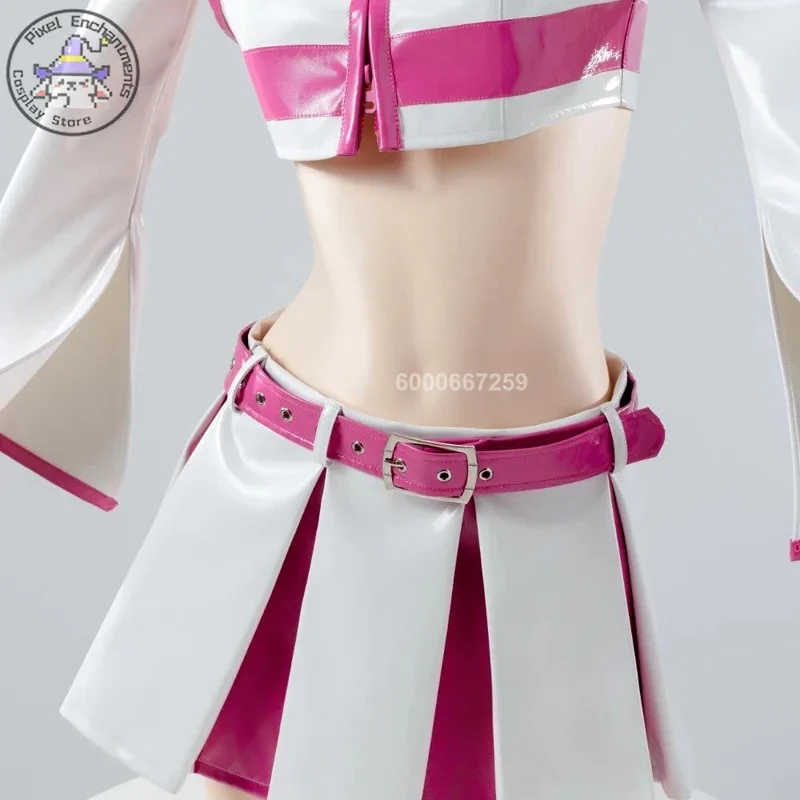 جديد أنيمي 2.5 الأبعاد إغراء ريريسا أمانو تأثيري حلي المرأة تنورة جلدية أجنحة الدعائم دعوى حفلة الهالوين الزي