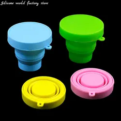 Silicone World Silicone Folding Cup Portable Mouthwash Cups Anti Drop Travel Outdoor Telescopic Cup Coffee Handcup Water Cup