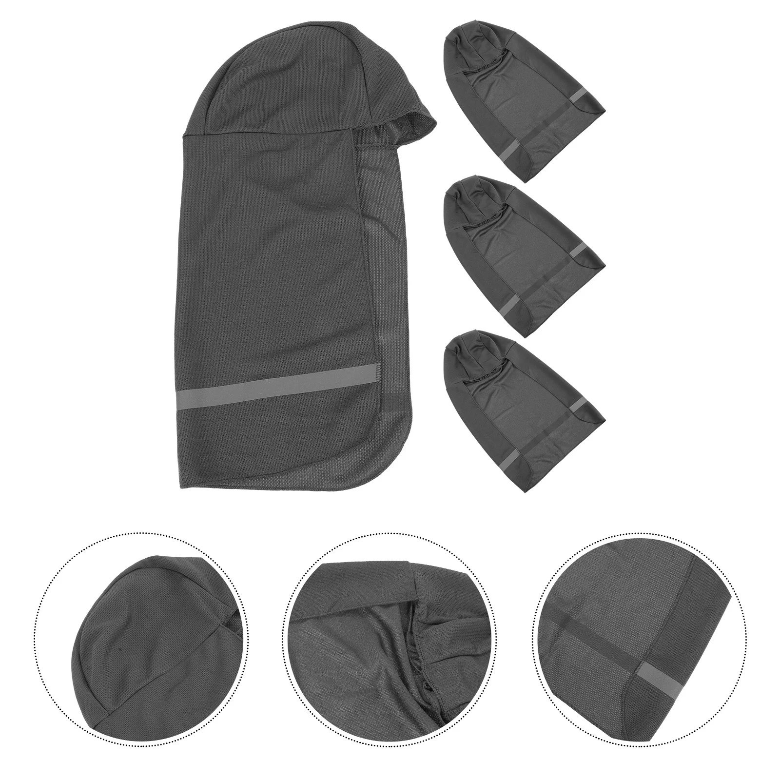 

4Pcs Hard Hat Sunshade Full Brim Neck Shade Breathable Construction Sun Protection Hardhat Visor Outdoor Work Hard Hat Sun Shade