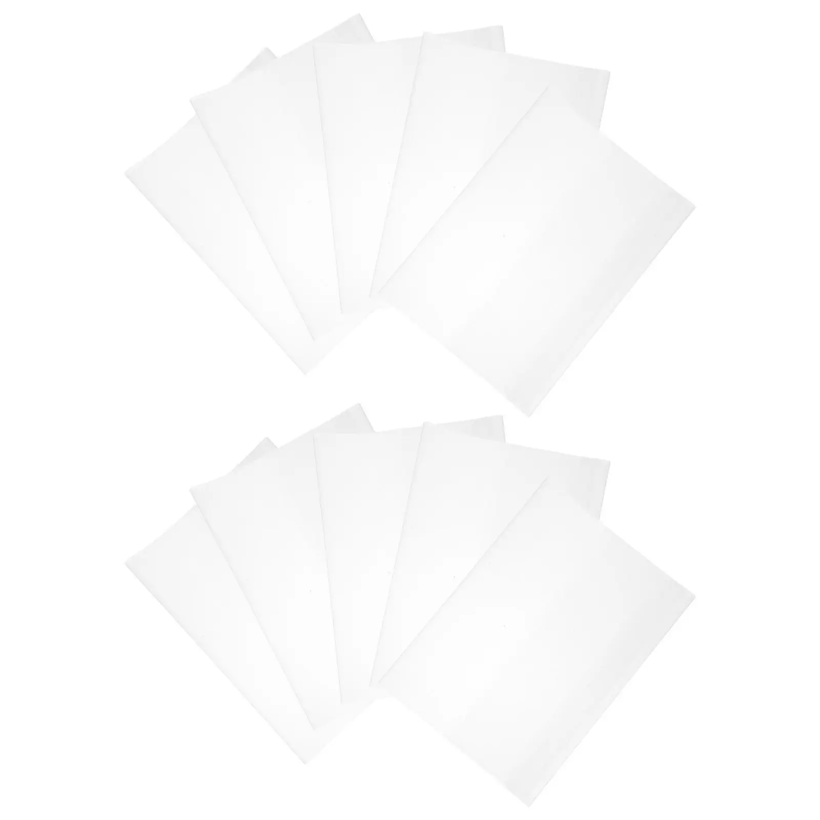 

10Pcs Clear Book Covers for Hardcover Books Premium PP Material Transparent Protective Sleeve Prevents Damage Ideal for Schools