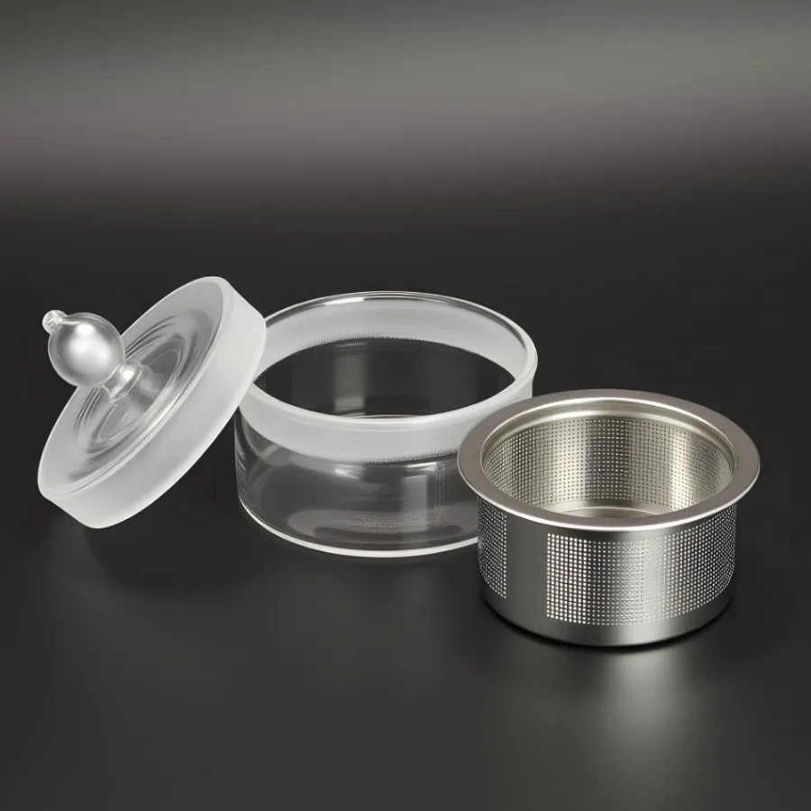 Watch Repair Oil Storage Tank Glass Cup Parts Cleane Baskets Ultrasonic Cleaning 304 Steel Mesh For Watchmakers Tool Component
