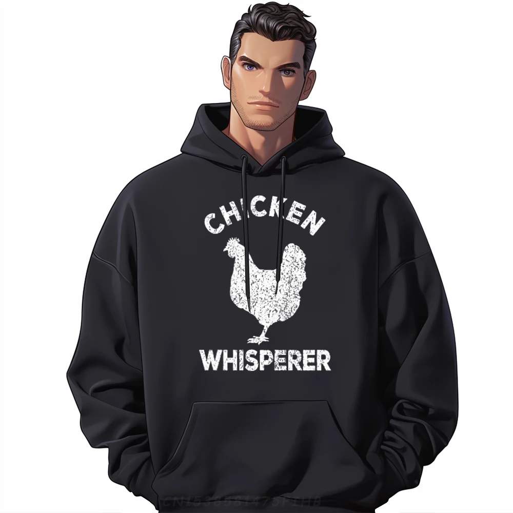 

Chicken Whisperer Chicken Lover Funny Graphic Mother Day O Neck Mens Hoodies Graphic Hoodies Funky Long Sleeve Hoodies